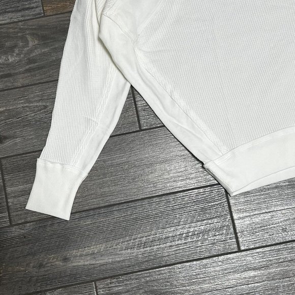 NWT Free People Santa Clara Thermal Top in Alabaster Off Shoulder XS X-Small - Picture 8 of 16